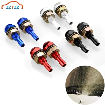 

2Pcs Car Front Windshield Spray Eyes On Front Hood Bonnet Fan-Shaped Auto Wiper Cleaning Injection Nozzle