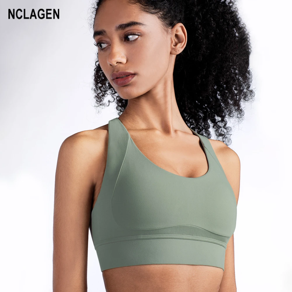 high support crop top