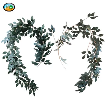 

Hui Rhyme Simulation Banyan Tree Leaf Rattan 1.7 M Wall