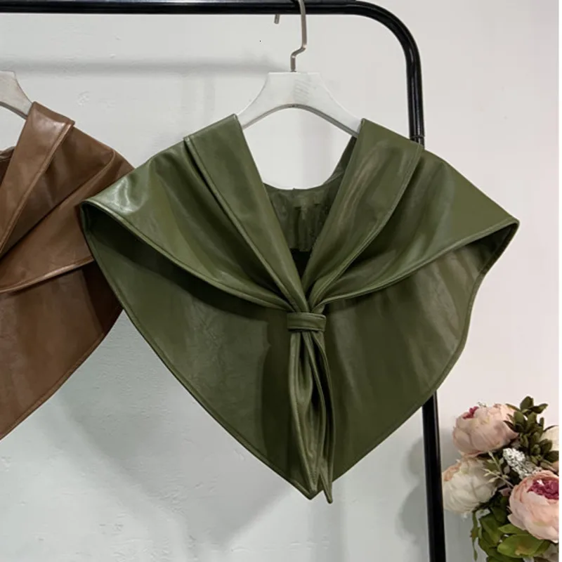 LANMREM 2020 Spring New Fashion Casual Simple Slim Solid Color Wild PU Warm Windproof Shawl Female PB409 | Женская одежда