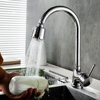 

360 Degree Sink Aerator Head Kitchen Cocina Rotatable Aerator Head Plating Tap Faucet Chromium Saving R5V8