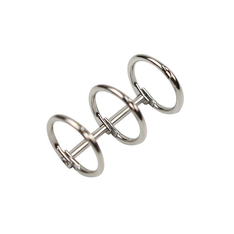 3-Hole Metal Clip Book Rings Loose-leaf Binder A5 A6 A7 Paper Storage Tool Scrapbooking Art Crafts DIY Student 1 PC stationery organizer document organizer