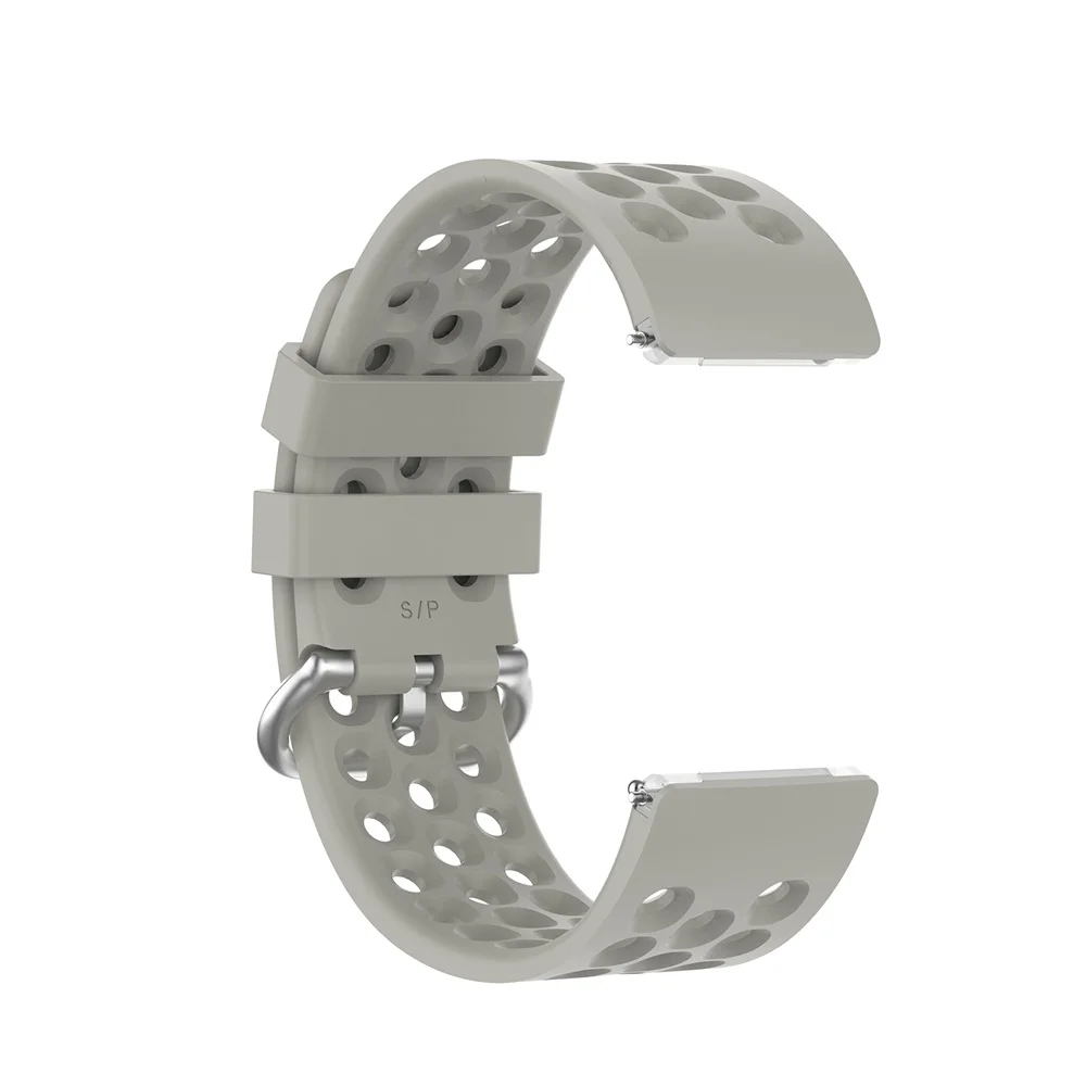 Спортивный силиконовый ремешок для Fit bit Versa 2 Смарт-часы браслет для Fitbi t Versa2 Сменные аксессуары - Цвет: gray