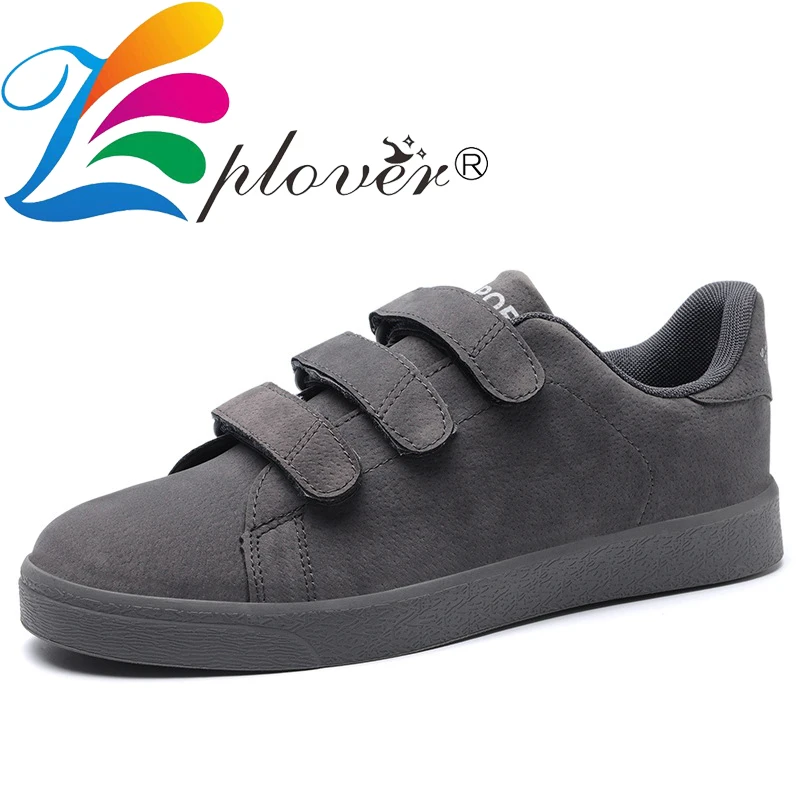 

2020 New Men Casual Shoes Hook&Loop PU Leather Shoes For Men Sneakers Casual Male Walking Footwear chaussure homme