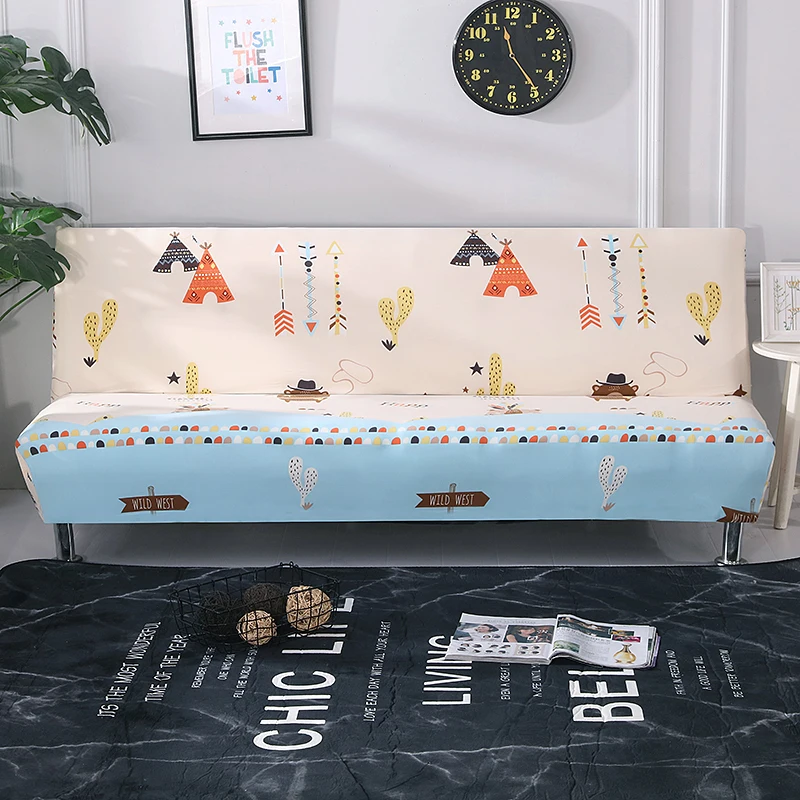 Colour23 Универсальный Тампа до софа Funiture sofa Capa Trecho Sem braso складной Капа para sofa Cama 160-190 центиметрос - Цвет: Colour23