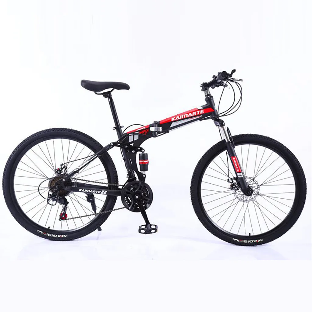 24 Inch Lightweight Mini Folding Bike Small Portable High Quality Mountain Bike Road Bike 24 Speed Bicycle Adult Student #18