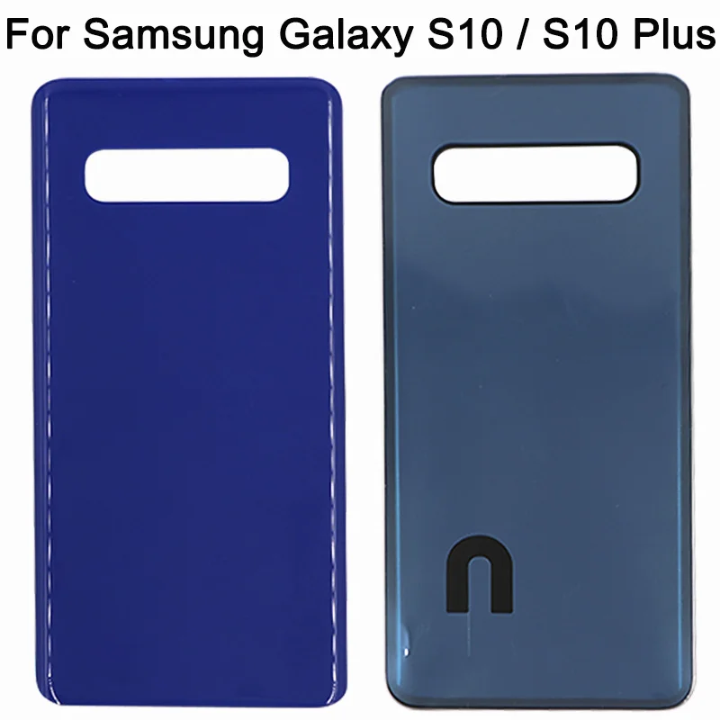 Новая Крышка батарейного отсека S10 для Samsung Galaxy Plus S10E Задняя стеклянная панель