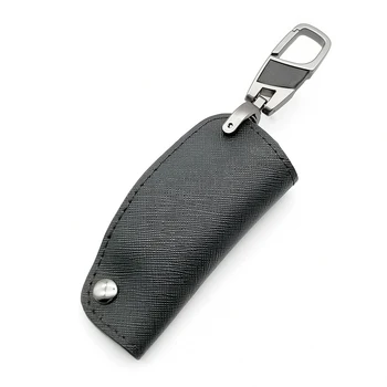

Fashion Style Leather Car Key Cover For Jeep Renegade Grand Cherokee Chrysler For Fiat 2/3/4/5 buttons remote Key case
