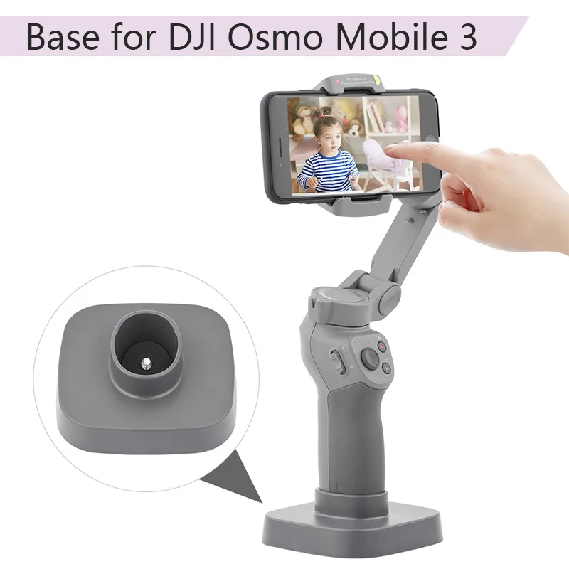 Настольный Держатель подставка база для DJI Osmo Mobile 3 ручной карданный Стабилизатор Настольная поддержка аксессуар 1/4 дюймов винт