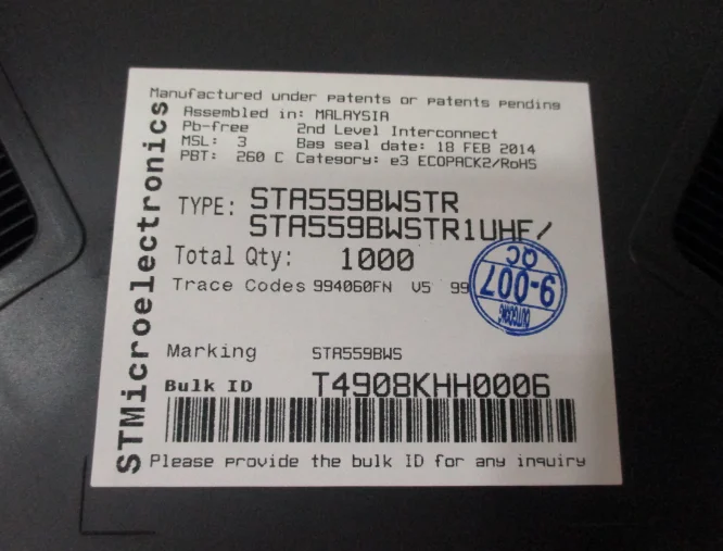 10 шт./лот STA559BW STA559BWS STA5598WS