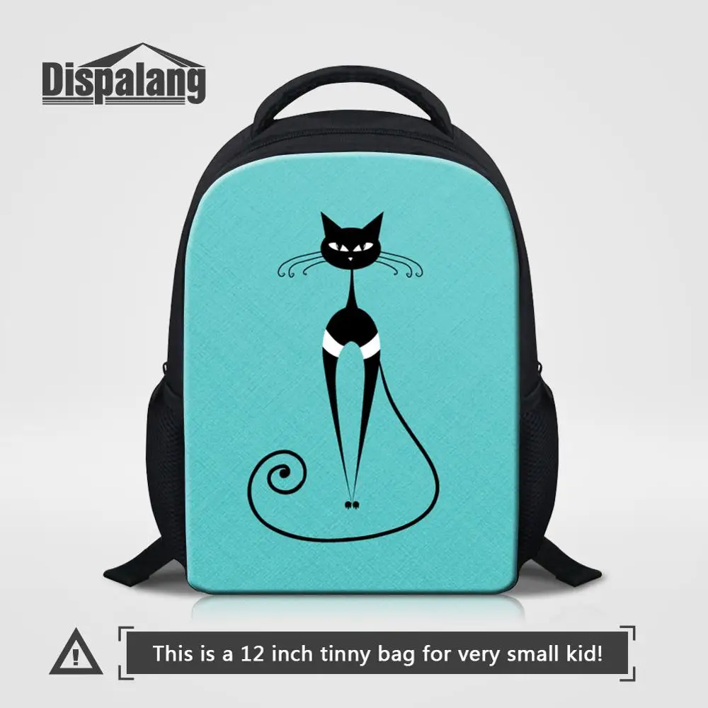 Backpack24 12 дюймов мини рюкзак для девочек полиэстер школьные сумки животные кошка печать детский сад Bookbags дети ежедневно рюкзак Sac Dos - Цвет: Backpack24