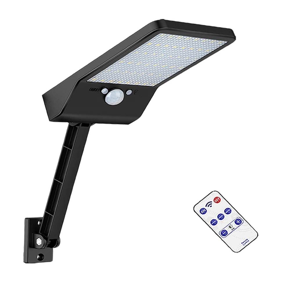 Solar-LED-Street-path-lights yard-Garden-Lamp Outdoor Remote-Control Motion-Sensor Waterroof