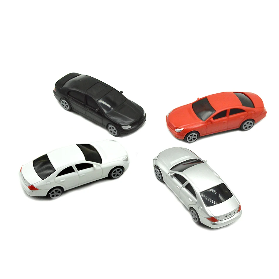 

10pcs 1:50 Scale Model Color Cars Toys Architecture Sand Table DIY Model Cars For Diorama Miniature Buidings Scenery Making Kits