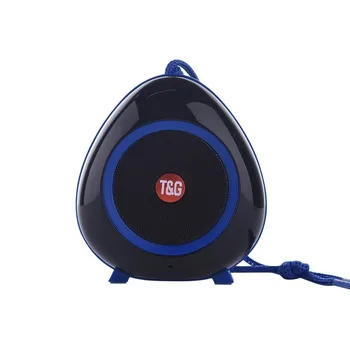 

Small Mini Speaker Stereo Triangle Round Bluetooth 5.0 TWS Stereo Speakers Support FM Microphone TF Card AUX USB