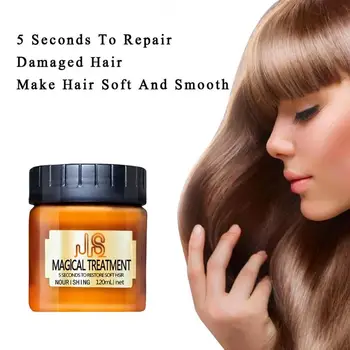 

Hot Magical Keratin Repair Hair Mask Treatment For Damaged Hair Care Baked Ointment Moisturizing Hair Conditioner Dry Frizz