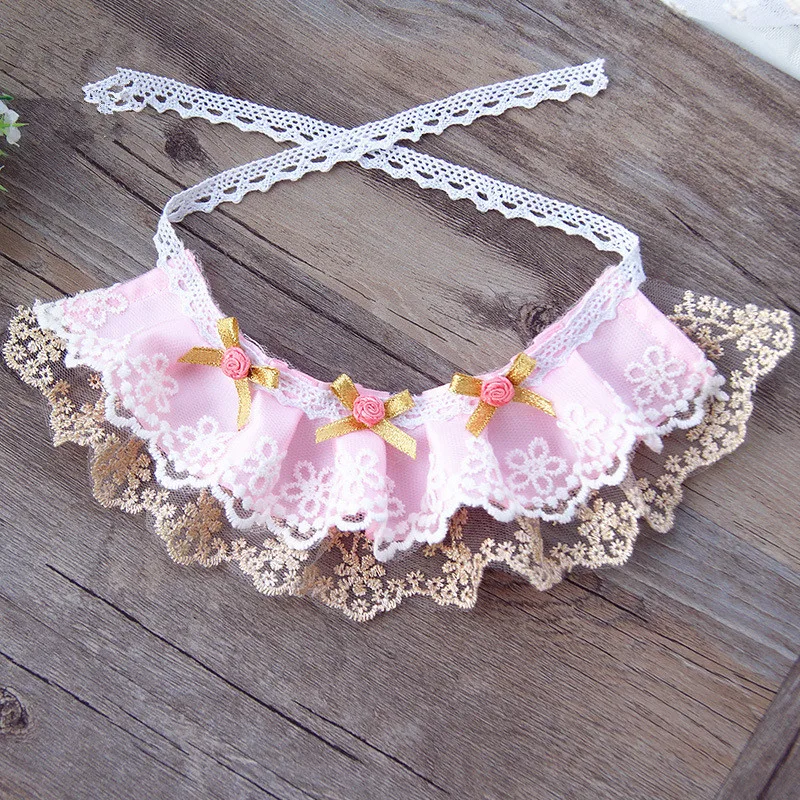 Fashion Princess Lace Flower Pet Cat Collar Scarf Necklace Adjustable Dog Flower Bib Wedding Cat Collars Bells Pet Supplies Fashion Princess Lace Flower Pet Cat Collar Scarf Necklace Adjustable Dog Flower Bib Wedding Cat Collars Bells Pet Supplies
