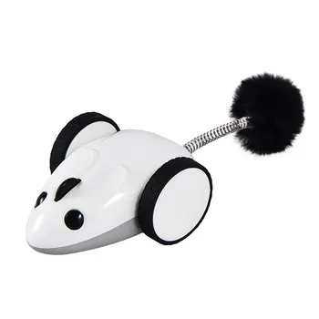 

Cat Funny Electric Mouse Racer Automatic Irregular Moving 360°Rotation Interactive App Control USB Charging Pet Toys