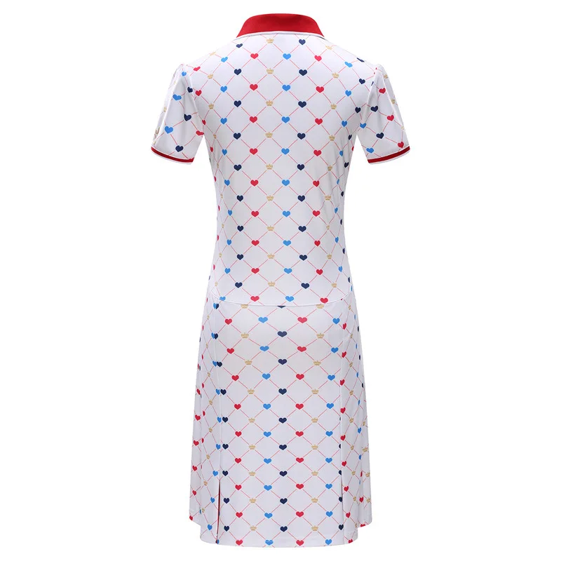 Summer s Golf Apparel Ladies Dresses High Waist Slim Printed Skirts Tennis Running Sportswear Sports Skirts Breathable