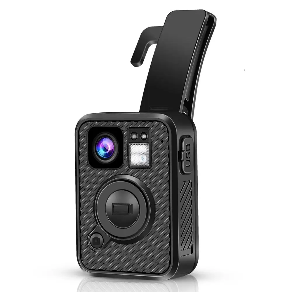 

BOBLOV HD 1440P BodyCan Worn Camera F1 DVR Video Security Cam IR Night Vision Wearable Mini Camcorders 32GB GPS Police Camera