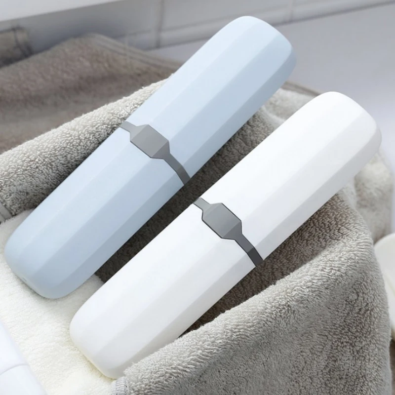 Toothbrush Storage Box Toothbrush Holder Toothbrush Case 1PC Portable Toothbrush Storage Box Outdoor Travel Hiking Camping Toothbrush Toothpaste Case Box Holder Bathroom Accessories