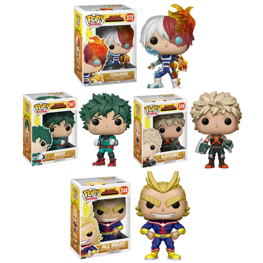 Funko Pop Midoriya Izuku All Might pound Zero Todoroki Shoto My Hero Academy ПВХ фигурка для детей подарок на день рождения