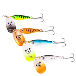 1Pc New Lure 4 Colors Fish-shaped Rotating Sequin 11g 15g 20g Wide Composite Bait Hook Fishing Bait Catfish Fishing Lure Set
