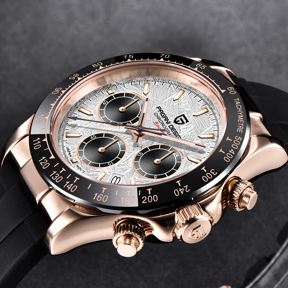 2021 Hot Sale PAGANI DESIGN Mens Watches Top Brand Business VK63 Movt Quartz Watch Multifunction Sports