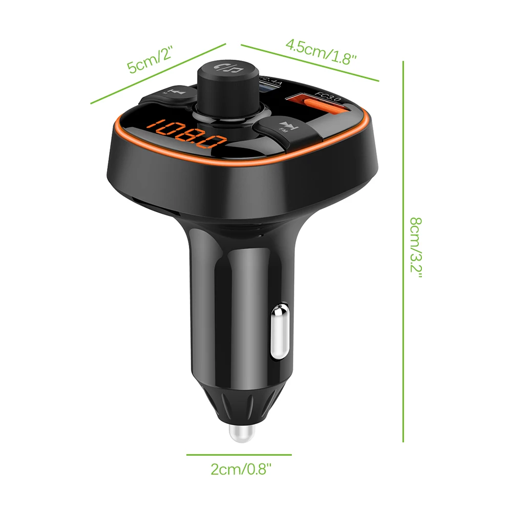 BC51 Bluetooth Автомобильный MP3-плеер беспроводной автомобильный fm-передатчик автомобильный телефон зарядное устройство автомобиль беспроводной Bluetooth комплект Автомобильный музыкальный mp3-плеер