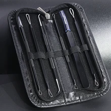 Иглы для удаления акне из нержавеющей стали, угри, Комедон, прыщи, удаление пятен, инструмент для удаления, уход за кожей лица, очиститель пор LYMP03