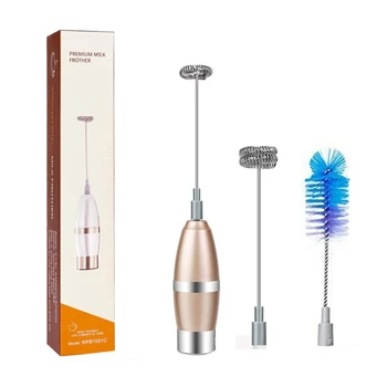 

Handheld Electric Milk Frother Foam Maker Whisk Mixer Stirrer Portable Coffee E-gg Beater Set Tools U1JE