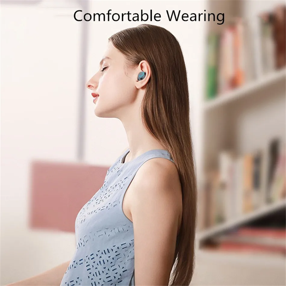 TWS Bluetooth 5,0 наушники беспроводные наушники с Mirc сенсорным управлением Bluetooth 9D Hi-Fi стерео для iOS Android мобильного телефона