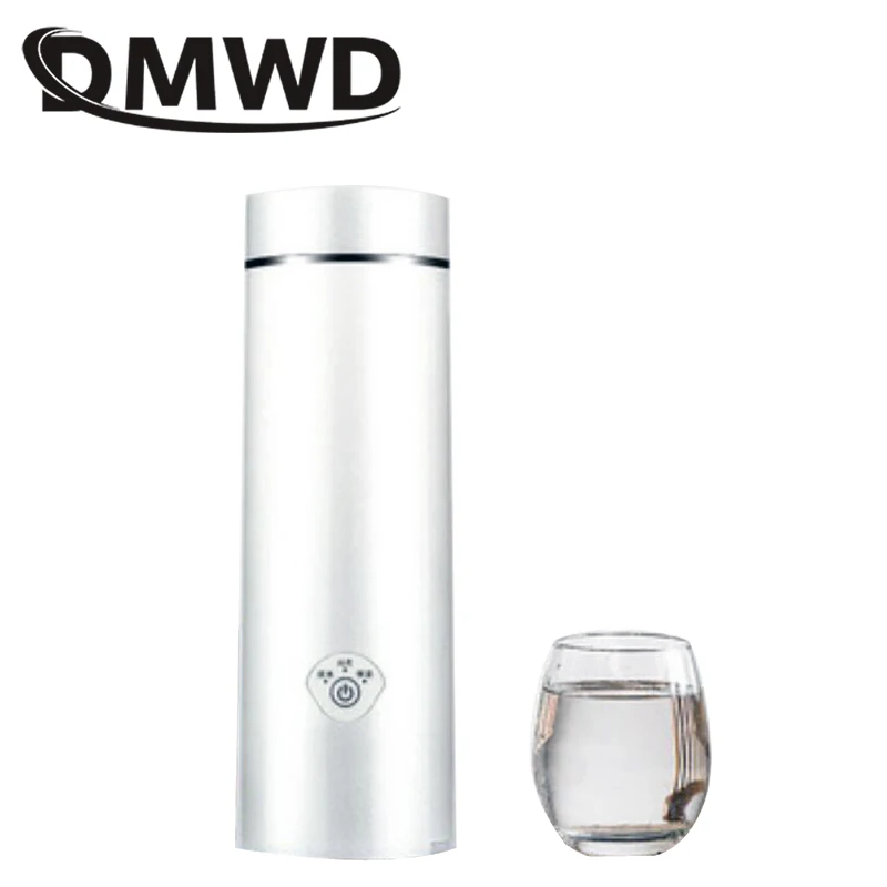 Goede DMWD Mini Waterkoker Warm Water Thermische Boiler Reizen Roestvrij Staal Thee koffie melk kokend cup draagbare Theepot 110V  220V