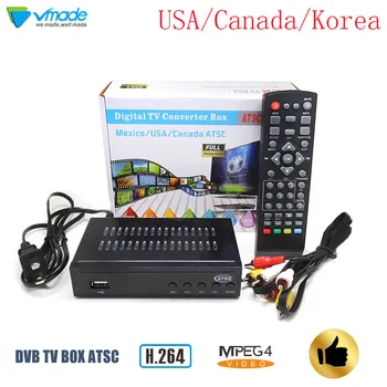 

Vmade DVB TV Set-Top Box Full HD 1080P Digital Terrestrial TV Receiver MPEG-2/4 H.264 TV Tuner For Mexico / USA / Canada / Korea
