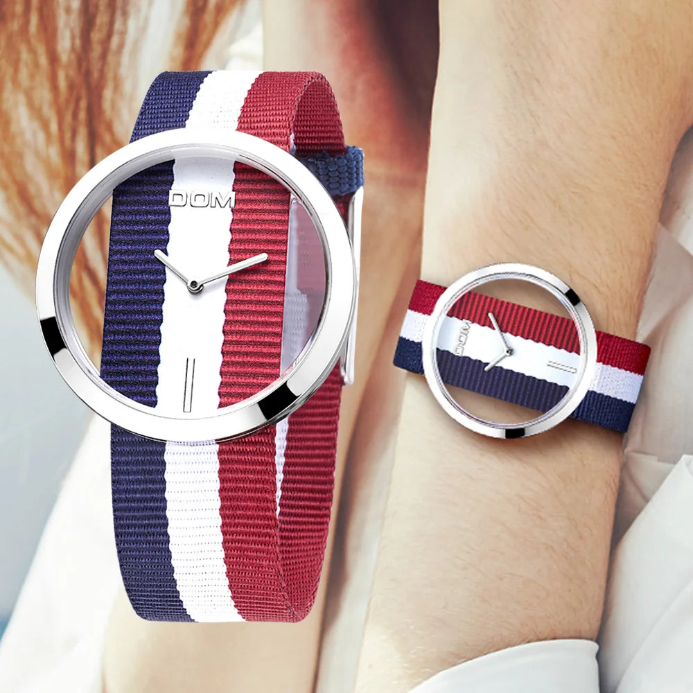 Женские часы DOM брендовые Роскошные модные повседневные кварцевые уникальные