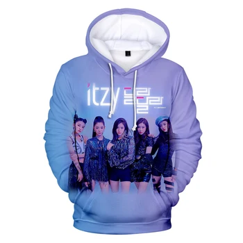 

3D Print ITZY Hoodies Sweatshirts Men/Women Casual Fashion Hooded 2019 HOT NEW Sale Streetwear Clothes Pullovers Tops