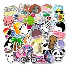 50PCS 쿨 여름 Vsco 스티커 팩 핑크 소녀 애니메이션 Stiker 노트북 냉장고에 어린이위한 전화 스케이트 보드 가방 스티커