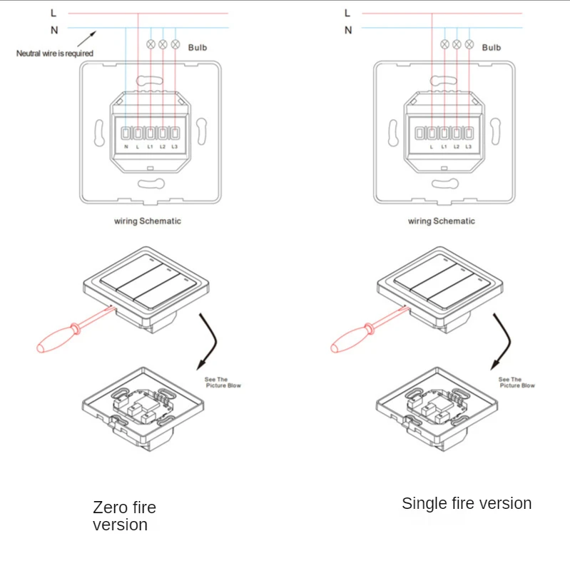 Interruptor de Botão Necessidade de Configurações Controle com Alexa Atualizado Wifi Zigbee Inteligente há Neutras 2mqtt Tuya App Google Home2 - 3 Modo Não 10 High Quality Renovação da Casa