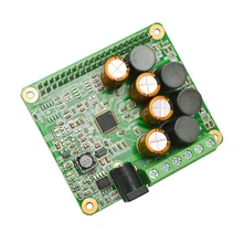 Placa de expansión Raspberry Pi HIFI AMP, módulo de Audio, tarjeta de sonido de potencia clase D de 25W, placa de expansión para Raspberry Pi 4 3 B + Pi Zero