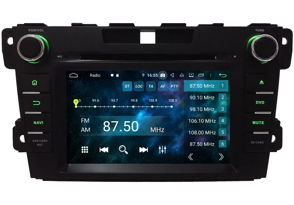 Klyde 4G wifi Android 9,0 Восьмиядерный 4 Гб ОЗУ 64 Гб ПЗУ DSP BT автомобильный DVD мультимедийный плеер Радио Стерео gps для Mazda CX-7 2007