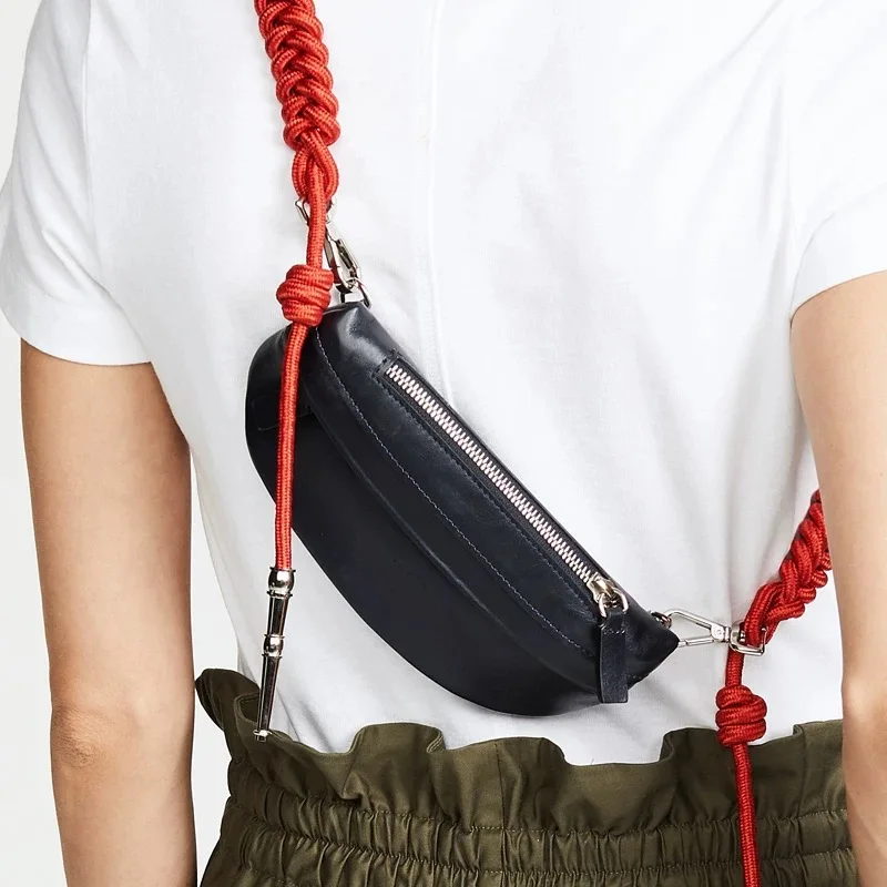 

Waist Bag Fanny Pack Belt Bag Women Thigh Bags Luxury Brand Fashion Fall Winter 2019 New Black Yellow Blue Orange Drop Shipping