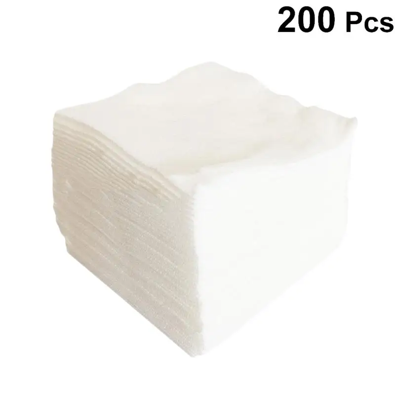 200pcs 200 шт. Нетканая салфетка для чистки одноразовые тряпки протирающая Чистящая салфетка для мытья посуды для ванной комнаты ткань для домашней кухни A3 - Цвет: 200pcs