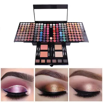 

180 Colors Eyeshadow Palette Make Up Set Beauty Women Cosmetic Case Eyeshadow Palette Matte Glitter EyeShadow