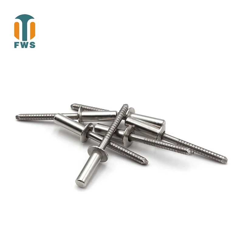 

10 PCS M4 DIN EN ISO 16585 GB/T 12615.4 Stainless Steel Round Head Closed End Blind Rivet Sealed Hollow Rivets Blind Rivets