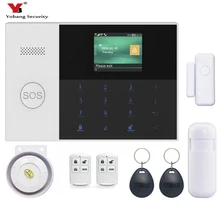 Yobang безопасности приложение управление Wi-Fi GSM домашняя охранная сигнализация приложение дистанционное управление PIR Обнаружение движения магнитный дверной сигнализации комплект