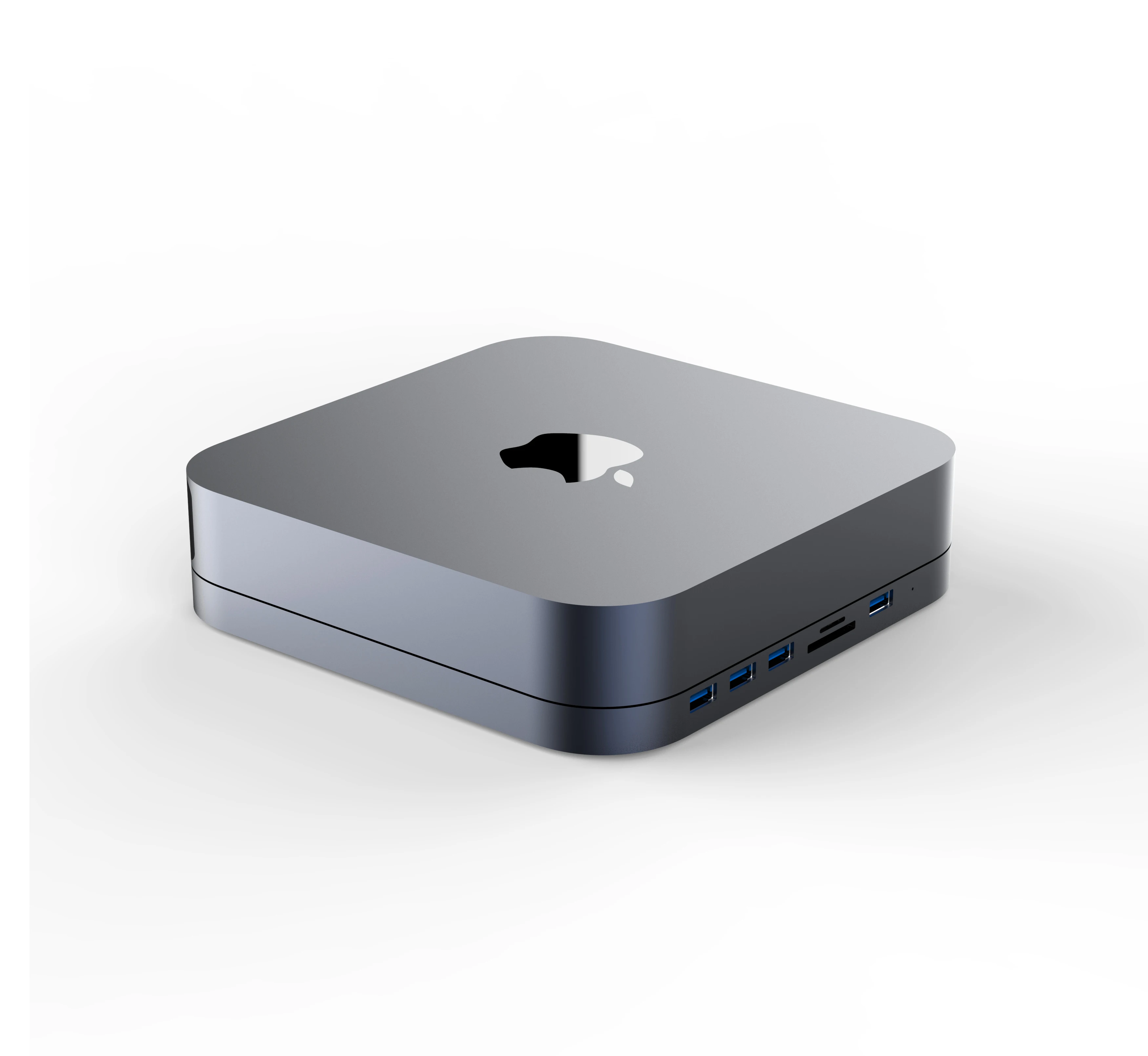 Mac mini stand hub. Жесткий диск на мак мини. mac mini hub. dock mac mini. бокс для ssd apple.
