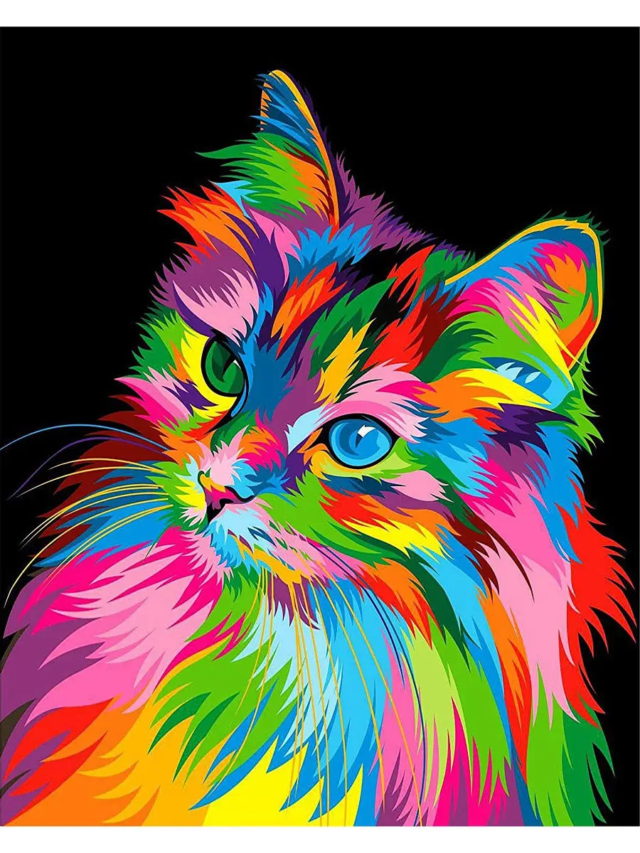 DIY 5D Diamond Painting Animals Lion Tiger Cat Dog Cross Stitch Kit Full Drill Embroidery Mosaic Art Picture of Rhinestones Gift 