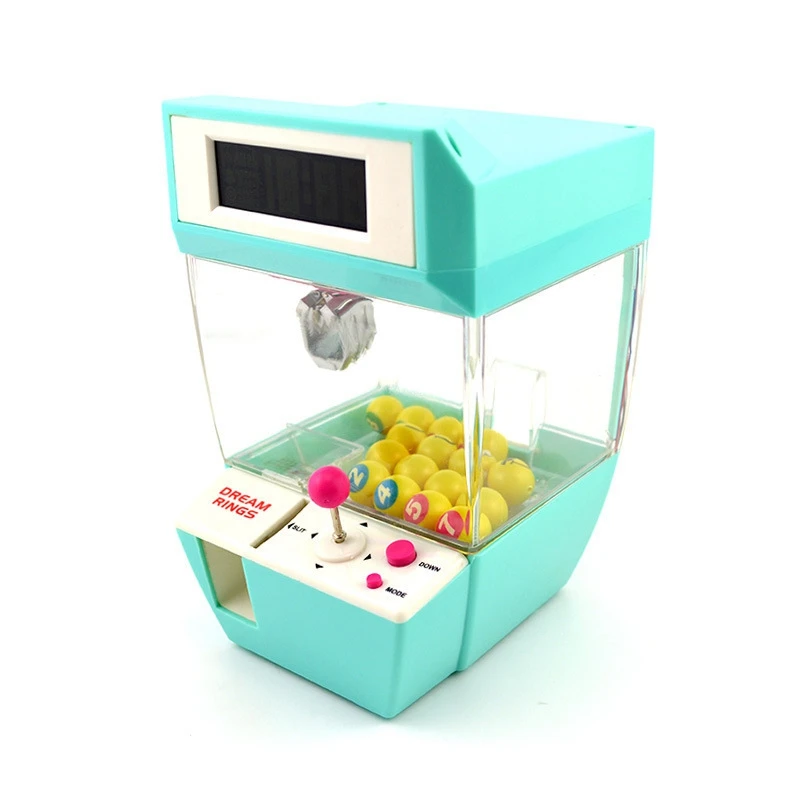 Alarm Clock Coin Machine Crane Machine Candy Doll Grab Claw Machine Arcade Automatic Toy Child Child