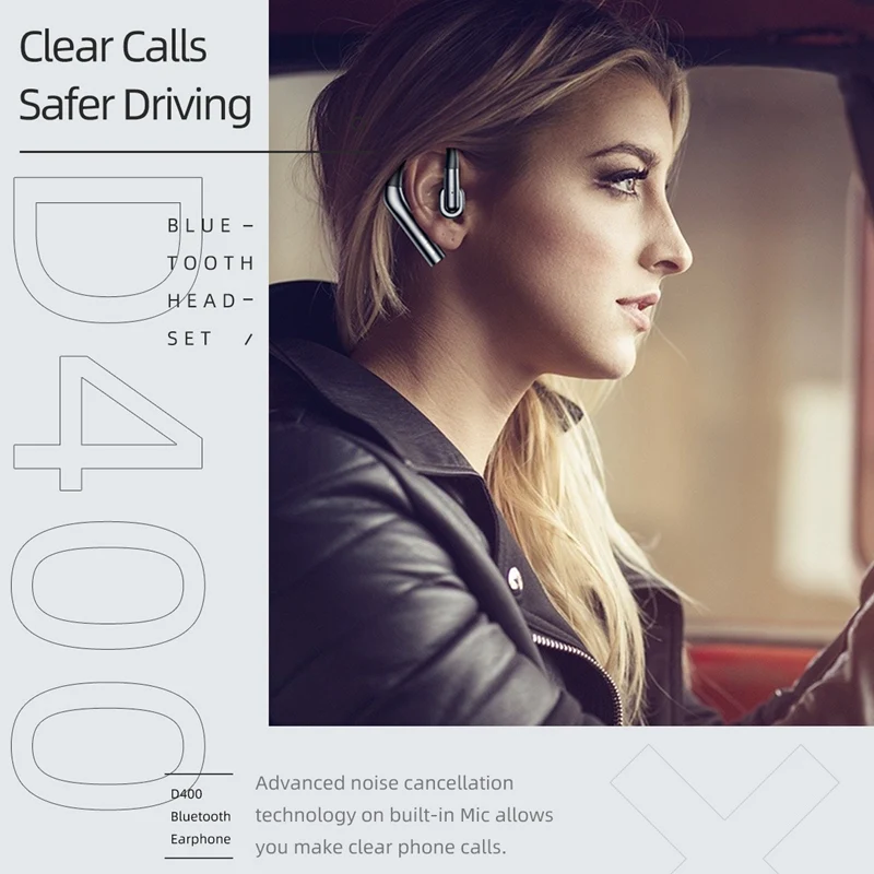 ROCK Bluetooth V5.0 наушники беспроводные наушники для мобильных телефонов крюк дизайн один наушник-таблетка системы беспроводной голосовой связи с микрофоном для вождения