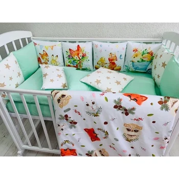 

Комплект в кроватку "Мультяшки" Комплекты в кроватку