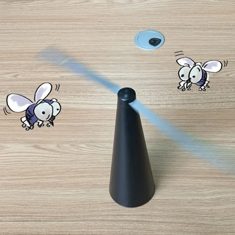ABUI-Mute Fly Repellent Fan Keep Flies and Bugs Away From Your Food Enjoy Outdoor Meal